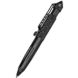 Tactical Pen,Saijer Taktischer Kugelschreiber Stift Tactical für die Selbstverteidigung Multifunktional Glasbrecher Stift Schwarz für Tactical Defense