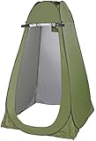 Semptec Urban Survival Technology Camping Duschkabine Zelt: Tragbares Pop-Up-Dusch-, Toiletten- und Umkleide-Zelt, grün (Camping Toilettenzelte, Mobile Duschzelte für)
