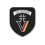 Copytec Patch Veteran Bundeswehr Uniform Reservist Kameradschaft Dienstzeit #31153