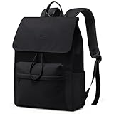 LOVEVOOK Rucksack Damen,15.6 Zoll Laptop Schulrucksack Teenager Wasserdicht Mädchen Leichter Schultasche Backpack mit Laptopfach Women Casual Daypacks für Uni Schule Reise Arbeit, Schwarz