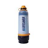 LifeSaver® Bottle | Wasserfilterflasche (750ml) | Trinkflasche filtert 99,9999% aller Bakterien | Wasseraufbereitung Trinkwasser Camping bis zu 6.000 Liter | Tragbarer Wasserentkeimer Wandern Outdoor