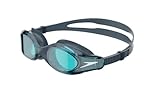 Speedo Hydrosity 2.0 Schwimmbrille Anti-Beschlag Wasserdicht für Unisex Erwachsene, Oxidgrau/Echtes Marineblau, ONESZ