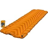 Klymit Unisex's Insulated Static V Lite Sleeping Pad, Orange, One Size