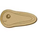 Azeeda 6 x 'Entzückende Kaulquappe' MDF Craft Verzierungen (EB00033229)