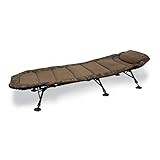 Fox Royale Camo Compact Bedchair 205x85cm Karpfenliege, Angelliege zum Karpfenangeln, Liege zum Nachtangeln
