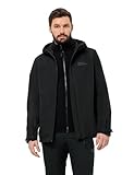 Jack Wolfskin Herren Taubenberg 3in1 Jkt M, Schwarz, M EU