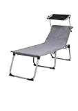 - MIT SCHUTZBEZUG WASCHBAR - 200 cm - SONNENLIEGE Isabella Verstellbarer Sonnenschutz - VERTRIEB Holly Produkte STABIELO -