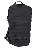 Tasmanian Tiger TT Essential Pack L MKII Molle Kompatibler 15 L Daypack Outdoor-Rucksack, Schwarz