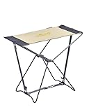 Uquip Falthocker Fancy Boulder I Faltbarer Campinghocker mit 100 kg Traglast I kompakter Klapphocker aus Stahl & Polyester I Hocker für Camping, Wandern, Radtouren, Festivals & Reisen