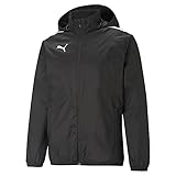 PUMA Herren Teamliga All Weather Jacket Sweater, Schwarz/Schwarz, 3XL EU