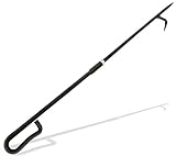 Feuerschürhaken für Feuerstelle. 34 Inc 0.9 kg robuster Kaminschürhaken aus massivem Stahl Durchmesser 0.47 Inc Verbesserter Lagerfeuer-Schürhaken für Kamin, Camping, Holzofen, Outdoor & Indoor