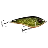 Westin Swim Glidebait 10cm 31g Low Floating Jerkbait, Farbe:Real Baltic Pike