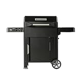 Meisterbuilt AutoIgnite 545 Digitaler Holzkohlegrill und Räucherofen mit digitaler Steuerung, App-Konnektivität, Anbratplatte, Mini-Trichter und 545 Koch-Quadratzoll in Schwarz, Modell MB20042724