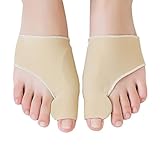 Ballenzeh-Korrektor, Ballenzeh-Schiene, 1 Paar, Stütze, mit integrierten Silikongel-Polster, zur Schmerzlinderung bei Hallux Valgus