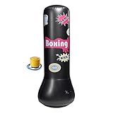 Kinder Aufblasbarer Boxsack - Karate Boxsack für Kindertraining,Rutschfester Aufblasbarer Für Kleinkinder Zum Trainieren Für Zuhause Draußen Und Drinnen