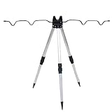 Teleskop Angelruten, Dreibein Stativ Für Angelruten Für Meer, Stativ, Ständer, Rutenauflage Für Meer, Aluminium Dreibein-Stativ Für Angelruten, Dreibein Auflagen