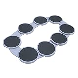 Drehteller Tisch, 360° Drehbares Multifunktionales Drehteller Tablett Rotierender Lebensmittel Organizer Erweiterbar Drehbare Desktop Aufbewahrungsschale für Versammlungen Am Esstisch in der Küche