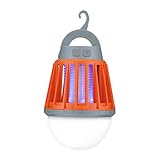Mückenschutzlampe Camping Laterne Insektenvernichter ,tragbare IPX6 wasserdichte Moskito Mörder Lampe,einziehbarer Haken,wiederaufladbare USB LED Laterne Taschenlampe,Campingausrüstung und Zubehör