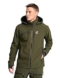 RevolutionRace Hiball Softshell Jacket für Herren, Outdoor Jacke für Wandern, Forest Night, XL