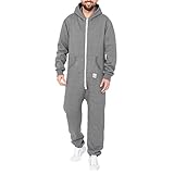 Basisstoff Sheeesh Herren Jumpsuit Dunkelgrau Gr. L
