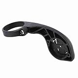 Tomvorks Kunststoff Fahrrad -Lenker -GPS -Halterung Stabil 2 Farben Bryton Rider Ergonomisches Visuelles Display (Schwarz)