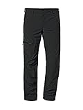 Schöffel Herren Pants Koper1 Warm M, gefütterte Wanderhose mit 4 Wege-Stretch, robuste Thermohose mit vorgeformten Knien, schnelltrocknend und geruchshemmend, black, 50
