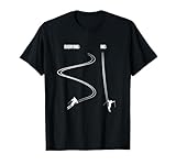 Skifahrer schnell die Piste runter - lustiger Spruch T-Shirt