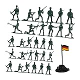 CIYODO 100 Stück Militärmodellspielzeug Figuren Kinderspielzeug winzige Soldatenmodelle Sandtisch-Soldaten-Modelle vorbildliche Menschen kleine Soldatenmodelle Personenfigur Plastik