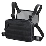 WYNEX Tactical Chest Rig Bag, Aufklärungskit-Taschen Combat EDC Front Pouch für Wargame
