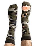 Nanushki unisex lustige verrückte Motiv Socken Militär Soldat (40-43 EU, Mili Terry)