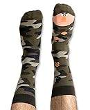 Nanushki unisex lustige verrückte Motiv Socken Militär Soldat (44-46 EU, Mili Terry)