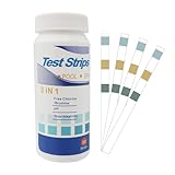 50 Stück Pooltester Chlor Und Ph Teststreifen,Pool Whirlpool Wasser Test Wert Streifen Kit,Lab Teich Poolwasser Mit Chlorine Messstreifen Messen,Pools Basen Strips für Trinkwasser Wasseranalyse