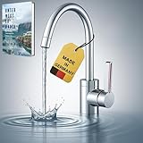 Comet Lucca Einhebelmischer Wohnmobil 12V - Chrom, Mit Mikroschalter, 360° Drehbar, Wasserhahn Wohnwagen Warm kalt, Camping & Wohnwagen Wasserhahn 12V wasserhahn wohnmobil & Boot