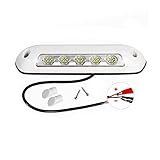 Aiuphing 12V led lampen wohnmobil, Markise Lichter Bar Veranda Lampe, Kein Stanzen wasserdichte Wohnmobil-Wohnwagen-Innenwandlampen, für RV Van Camper Bus (Weiß)