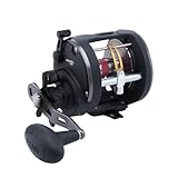 PENN Warfare Level Wind Multirollen, Schwarz/Rot/smoke, 30| Right