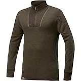 Woolpower Zip Turtleneck 200 Pine Green Large GreenLargeGreen Kids, Pine Green, L
