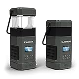 Albrecht DR 114, tragbares DAB+/UKW Outdoor Kurbelradio, 27912, SOS-Notruf, Campinglampe, Taschenlampe, Solarmodul, PowerBank, IPX5 Wasserschutz