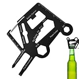 Gkumgwo Metall-Überlebenskarte, Multifunktions-Werkzeugkarte | Survival-Kreditkarten- | Edelstahl-Bieröffner im Kreditkartenformat, Survival-Kartenwerkzeug für Camping, Wandern und