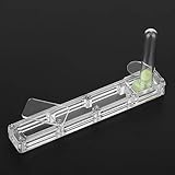 Xiuganpo Kompakte Acryl-Ameisenfarm, Wasserturm-, Feuchtigkeitsspendendes Ameisenzuchthaus, Lustig, Pädagogisch für Freunde, Acryl/43 G, Transparent/gelb/blau, 14 X 2,3 X 7,6 cm (#1)