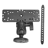 Anloximt Fischfinderhalterung Marine Electronic Fish Finder Halterung Grundplattensatz Marine Boot Fisch Finder Halterung 360 Grad Echolot Basis Halterung Fisch Finder Halterung GPS MAP Platte