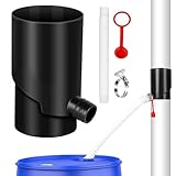 Qutalmi Regenwassersammelsystem, Regenwasserauffangsystem | UV-beständiges Regenwassersammler-Set | Tragbare Regentonnen zum Sammeln von Regenwasser aus der Dachrinne zum Waschen von Autos und zur
