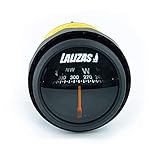 wellenshop LALIZAS Kompass Einbaukompass Bootskompass Kunststoff 10° Skalierung Beleuchtet Schwarz 12 V Beleuchtung Grün