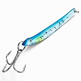 Team Deep Sea Norwegen Pilker Super Jigger (Bergmann) 150g blau Makrele