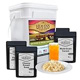 Heaven's Harvest '1 Woche Kit' Notfall-Nahrungsvorrat (60 Portionen Essen & Getränke) – 100% echtes gefriergetrocknetes Survival Food Kit mit 25 Jahren Haltbarkeit.Nicht verderbliche & perfekte