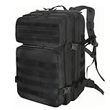SHANNA Trekkingrucksack, Wanderrucksäcke Militärrucksack 45L Armee Rucksack MOLLE Assault Pack Taktischer Kampfrucksack für Outdoor Wandern Camping Trekking Angeln Jagd