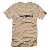 Panzerfaust 3 Bundeswehr Waffe Panzerabwehrhandwaffe Militär T Shirt #425, Größe:3XL, Farbe:Sand