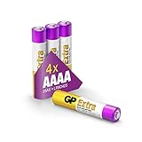 AAAA Batterien für Stylus Pen und Surface Pen | Ersatzbatterie für Eingabestifte, Presenter, Touchscreen Stifte | 4 Stück Batterien AAAA