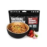 Tactical Foodpack Spaghetti Bolognese - Gefriergetrocknete Mahlzeiten I zum Verzehr bereit I MRE I Survival I Outdoor Nahrung I Trekking Nahrung I Expedition I Office