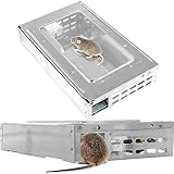 Retoo Lebendfalle Maus Groß, Mausefalle, Wiederverwendbar, Lebendfalle Maus, Tierfreundlich, Kastenfalle Mäuse für Küche, Wohnzimmer, Ecklager, Leicht zu Verwenden, Mehrfachfalle