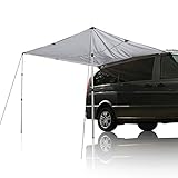 your GEAR Motorhome Tarp 260 x 240 Sonnensegel inkl. Aufstellstangen für Camping Bus Van Auto UV 50+ Schutz wasserdicht 5000mm
